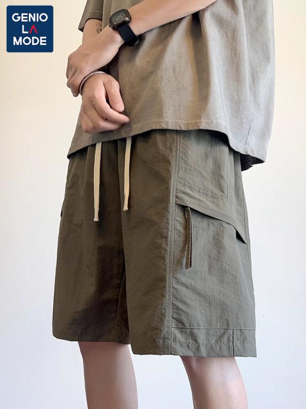 メンズ ショートパンツ ハーフパンツ おしゃれ 半ズボン GENIOLAMODE 冷感 ワーク ショーツ メンズ 夏 ..