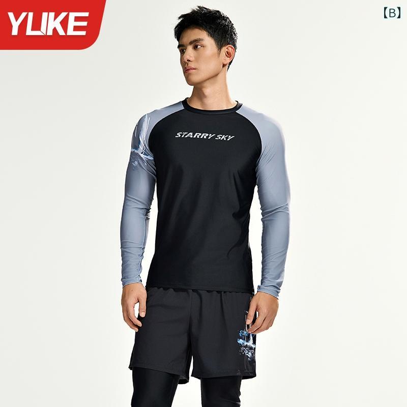 水着 メンズ 海パン おしゃれ メンズ 日焼け防止 水着 長袖 ズボン サーフィン スーツ 2025 海辺の 休日 ダイビング スーツ ビーチ 水泳 パンツ 機器