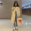 スプリングコート トレンチコート レディース 春秋 おしゃれ ロング 大きいサイズ トレンチ スプリング コート アウター ロングコート ビッグ ドロップショルダー シンプル カジュアル 通勤 入学式 入園式 卒業式 カーキ トレンチコート