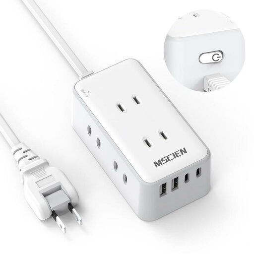 スイッチ付き 電源タップ usb付き 6個AC差込口 2個usb-c 2個usb-a YP31 スイッチ付き 電源タップ usb付き 6個AC差込口 2個usb-c 2個usb-a YP31