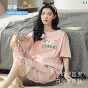 部屋着 セットアップ サマーワッフル 女性用 綿 パジャマ 2025夏 薄手 スタイル レディース 半袖 夏 着やすい 家 着 スーツ