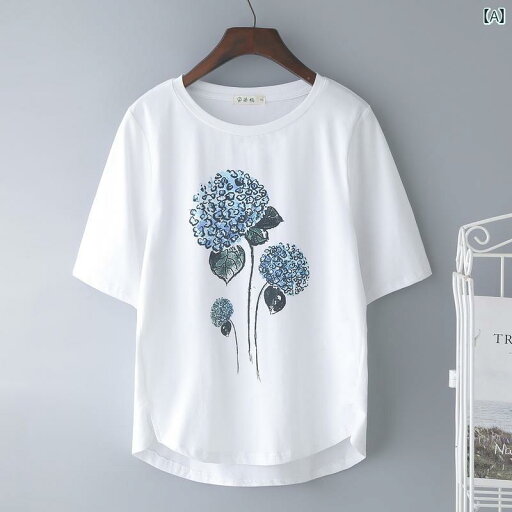 Tシャツ レディース メンズ 男女兼用 ユニセックス ノームコア トップス 半袖tシャツ カットソー 綿 クルーネック オーバーサイズ 体型カバー ゆったり 花柄 綿の 白い 半袖 Tシャツ 婦人服 2025 半袖 中年 母親の 夏 スーツ トッ Tシャツ レディース メンズ 男女兼用 ユニセックス ノームコア トップス 半袖tシャツ カットソー 綿 クルーネック オーバーサイズ 体型カバー ゆったり 花柄 綿の 白い 半袖 Tシャツ 婦人服 2025 半袖 中年 母親の 夏 スーツ トッ