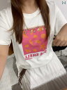 レディース 夏 シンプル オーバーサイズ NYTSTUDIO やや 太めの 肩 Tシャツ ゆったり 夏 涼 シェル プリント ラウンドネック 半袖 レディース 大きいサイズ