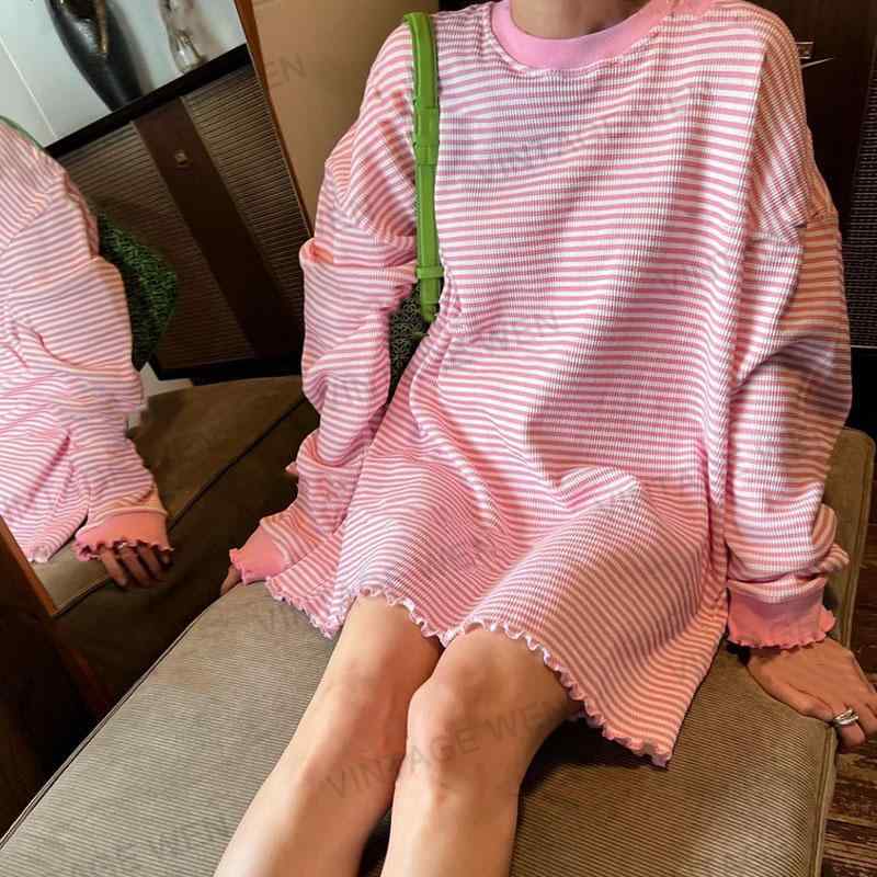 ワンピース レディース シャツ 個性的 ロング丈 長袖 フレンチスリーブ Vネック スキッパー 無地 春夏 かわいい きれいめ 上品 清楚 おしゃれ シンプル カジュアル ナチュラル 普段使い 着回し 重ね着 パステルカラー 脚長 ヴィンテー