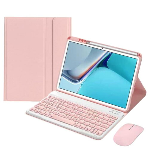 iPadキーボード ケース キーボード付き カバー ワイヤレス マウス付き 超薄 軽量 分離式 マグネットbluetoothキーボードカバー 球状くぼみ iPadカバー Apple Pencil 収納可能,ピンク iPadキーボード ケース キーボード付き カバー ワイヤレス マウス付き 超薄 軽量 分離式 マグネットbluetoothキーボードカバー 球状くぼみ iPadカバー Apple Pencil 収納可能,ピンク