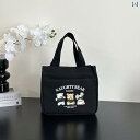 トートバッグ キャンパス レディース マザーズバッグ トート 大容量 A4 おしゃれ リズデイズ LIZDAYS キャンパスバッグ ママバッグ 通勤 通学 コットン 帆布 花柄 B5 大人女子 弁当 カジュアル シンプル 多収納 ジッパー 付き 外 ポケ(4)
