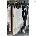 ドッキングトップス 半袖 レディース レディース 夏の 薄手の 不規則な フリルドレス ロング スカート 重ね 着 サスペンダー ベスト ドレス レース スカート