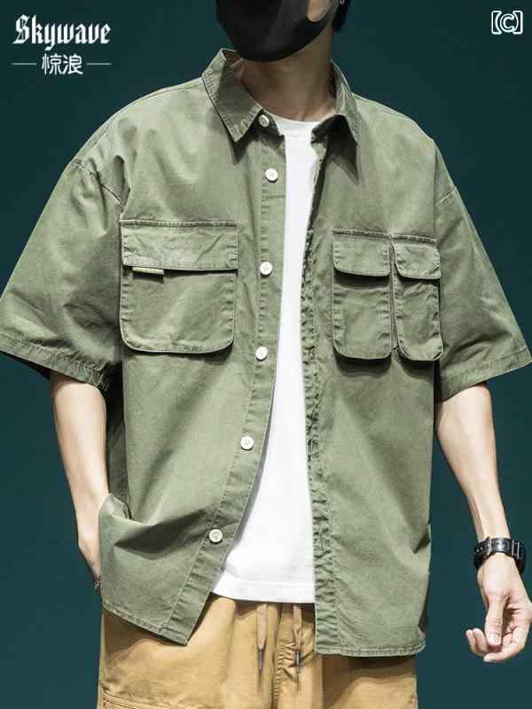 シャツ ショート丈 長袖 レディース クロップド丈 トップス おしゃれ カジュアル 羽織 シンプル ショートシャツ ショート 丈 短い シャツブラウス ゆったり クロップド ショートトップス ボリューム袖 長袖シャツ 春夏 春夏 秋 Jinglang