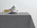 Sodahl(ソダール デンマーク) 北欧デザインブランド テーブルクロス 1.4mx20m - 1ロール Acrylic Clear Damask Grey 15536(3)