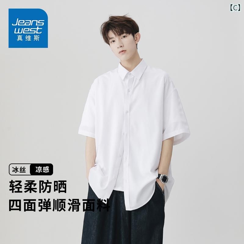 シャツ ショート丈 長袖 レディース クロップド丈 トップス おしゃれ カジュアル 羽織 シンプル ショートシャツ ショート 丈 短い シャツブラウス ゆったり クロップド ショートトップス ボリューム袖 長袖シャツ 春夏 春夏 秋 Jeanswest