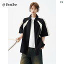 シャツ ショート丈 長袖 レディース クロップド丈 トップス おしゃれ カジュアル 羽織 シンプル ショートシャツ ショート 丈 短い シャツブラウス ゆったり クロップド ショートトップス ボリューム袖 長袖シャツ 春夏 春夏 秋 コントラスト カラ