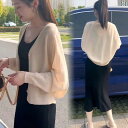 カーディガン レディース 薄手 S M L XL LL ロング 大きいサイズ トップス 無地 オーバーサイズ ゆったり 長袖 vネック オフィス 学生 制服 オフィス 通勤 黒 カーデ 羽織り トップス カットソー アウター おしゃれ きれいめ シンプル