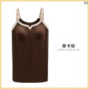 レディース ルームウェア Hengyuanxiang 授乳 キャミソール ベスト 女性用 胸 パッド 付き 産後 授乳用 大きいサイズ 春秋 外出 着と しても 使える シームレス マタニティ 下着