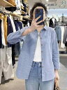 長袖 Tシャツ ボーダートップス チュニック ロンT ボリューム袖 ボリュームスリーブ ぽわん袖 ポワン袖 2025 春の ゆったり 万能 ボトムス レイ ヤード シャツ。 レディース向け 文学的で カジュアル 縦縞の 長袖 シャツ。|詳細画像