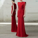 年次 総会の イブニングドレス 女性 2025 高貴な の 花嫁の トースト ドレス レッド カー ペット パーティー パーティー ホスト ドレス(4)