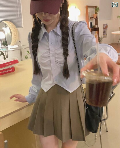 シャツ ショート丈 長袖 レディース クロップド丈 トップス おしゃれ カジュアル 羽織 シンプル ショートシャツ ショート 丈 短い シャツブラウス ゆったり クロップド ショートトップス ボリューム袖 長袖シャツ 春夏 春夏 秋 フレンチ シフォン シャツ ショート丈 長袖 レディース クロップド丈 トップス おしゃれ カジュアル 羽織 シンプル ショートシャツ ショート 丈 短い シャツブラウス ゆったり クロップド ショートトップス ボリューム袖 長袖シャツ 春夏 春夏 秋 フレンチ シフォン