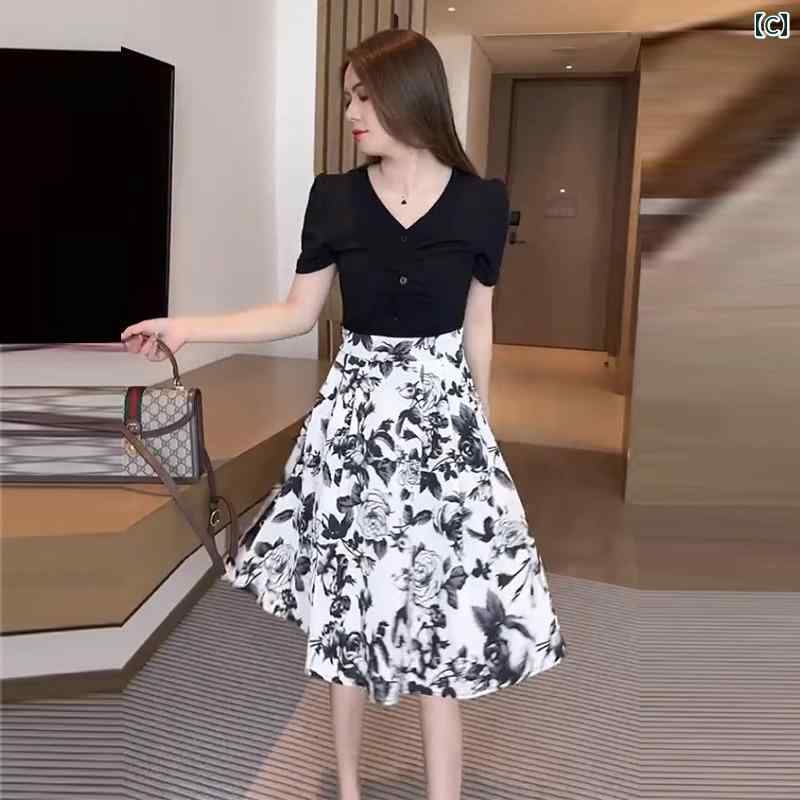 ワンピース ティアード ロング レディース 無地 ボートネック フレア ノースリーブ ギャザー ノースリーブワンピース ロングワンピース マキシ ワンピ Aライン 女性用 花柄 フェイク ツーピース ドレス 2025夏 西洋風 スリム お腹 カバー ミデ