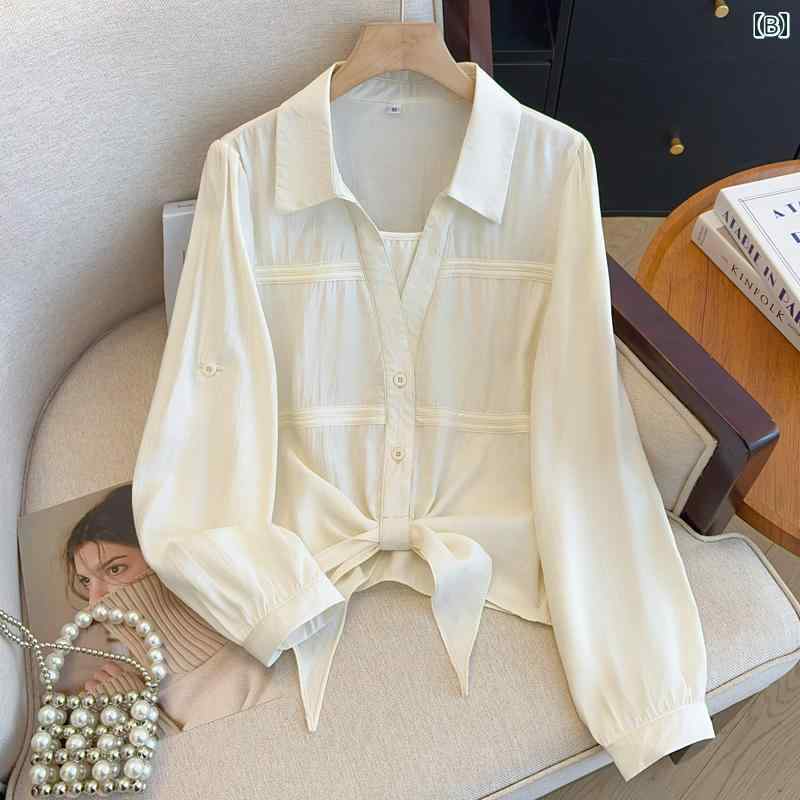 シアートップス tシャツ 長袖 重ね着 シアー 透け シャツ レイヤード 羽織り ライトアウター カーディガン 白 無地 シースルー 長袖 衿 襟 UVケア UV対策 透け感 ブラウス 体型カバー ホワイト シアー ロングスリーブ 大きいサイズ オーバー