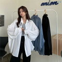 シアートップス tシャツ 長袖 重ね着 シアー 透け シャツ レイヤード 羽織り ライトアウター カーディガン 白 無地 シースルー 長袖 衿 襟 UVケア UV対策 透け感 ブラウス 体型カバー ホワイト シアー ロングスリーブ 大きいサイズ オーバー