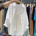 シアートップス tシャツ 長袖 重ね着 シアー 透け シャツ レイヤード 羽織り ライトアウター カーディガン 白 無地 シースルー 長袖 衿 襟 UVケア UV対策 透け感 ブラウス 体型カバー ホワイト シアー ロングスリーブ 大きいサイズ オーバー