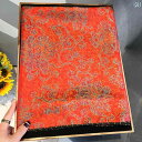 プレゼント オシャレ バッグ カバン Lian Ruyi 宋 錦 重厚 高級 桑 絹 高級 ギフト 錦織 チャイナ風 シルク スカーフ 女性用