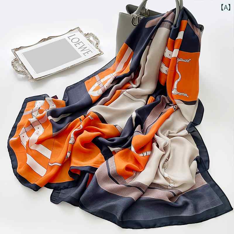 プレゼント オシャレ バッグ カバン 杭 州 シルク シルクスカーフ アウターウェア ガーゼ スカーフ 薄手 旅行 日焼け防止 ファッション ギフト ロング レディース シルクスカーフ ショール