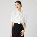 トップス ブラウス シャツ ゆったり シアー 透け感 Huixiao ホワイトフレンチ シフォン 半袖 シャツ レディース プロ 教師 面接 スーツ トップス フォーマル シャツ