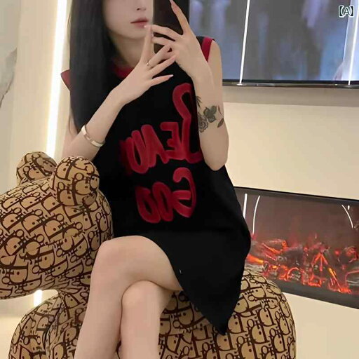 オーガニックコットン 半袖 レディース Aライン スカート レディース ステーション 2024 夏 カジュアル スポーツ ミドル 丈 Tシャツ ドレス レディース レター プリントノースリーブ ベスト ドレス オーガニックコットン 半袖 レディース Aライン スカート レディース ステーション 2024 夏 カジュアル スポーツ ミドル 丈 Tシャツ ドレス レディース レター プリントノースリーブ ベスト ドレス