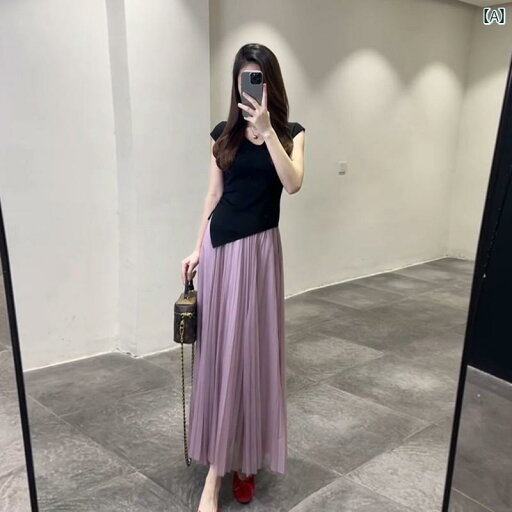 オーガニックコットン 半袖 レディース Aライン スカート レディース 夏の 年齢を 減らす 服装 ファッション カジュアル スポーツ 半袖 紫 プリーツスカート ツーピース スーツ 女性用 オーガニックコットン 半袖 レディース Aライン スカート レディース 夏の 年齢を 減らす 服装 ファッション カジュアル スポーツ 半袖 紫 プリーツスカート ツーピース スーツ 女性用