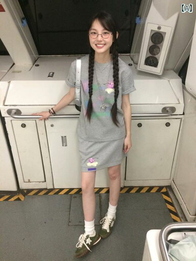 オーガニックコットン 半袖 レディース Aライン スカート レディース 女性用 レトロ カジュアル スポーツウェア スーツ 夏 甘くて クールな カレッジ ショート スカート スーツ ゆったり 半袖 Tシャツ ツーピース スーツ オーガニックコットン 半袖 レディース Aライン スカート レディース 女性用 レトロ カジュアル スポーツウェア スーツ 夏 甘くて クールな カレッジ ショート スカート スーツ ゆったり 半袖 Tシャツ ツーピース スーツ
