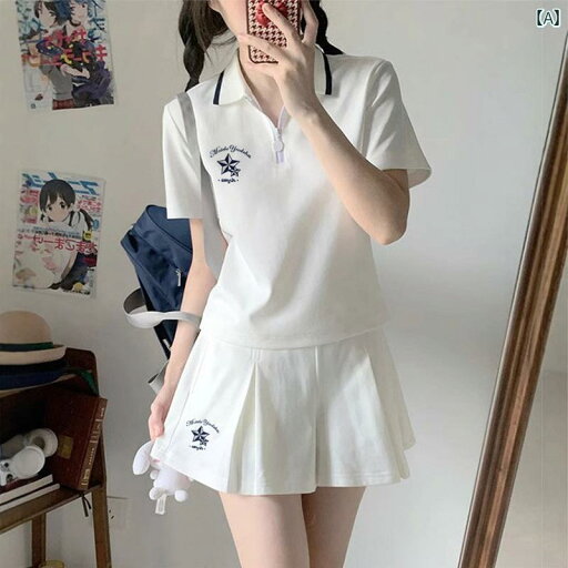 オーガニックコットン 半袖 レディース Aライン スカート レディース JK 制服 千 重 星 プリーツ 安全 パンツ スカート 半袖 Tシャツ ウエスト ポロシャツ カジュアル スポーツ スーツ 女性 夏 オーガニックコットン 半袖 レディース Aライン スカート レディース JK 制服 千 重 星 プリーツ 安全 パンツ スカート 半袖 Tシャツ ウエスト ポロシャツ カジュアル スポーツ スーツ 女性 夏