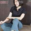 レディース 半袖 ジャケット シャツ 薄手 半袖シャツ 襟付き アウター サマージャケット 作業着 Tシャツ レディース 半袖 2024 夏 五分袖 スリット シンプル スリム ブラック シャツ 衿 底 シャツ