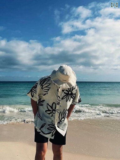 アロハシャツ 沖縄 夏 メンズ 涼しい シャツ 柄シャツ ハワイアン ホワイトフローラル キューバン カラー シャツ メンズカジュアル ビーチ バケーション 日焼け防止 半袖 シャツ ジャケット アロハシャツ 沖縄 夏 メンズ 涼しい シャツ 柄シャツ ハワイアン ホワイトフローラル キューバン カラー シャツ メンズカジュアル ビーチ バケーション 日焼け防止 半袖 シャツ ジャケット