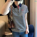 ポロシャツ メンズ レディース 半袖 無地 グリマー ドライポロシャツ 尾 品 ストレート ショルダー ポロシャツ Tシャツ スタイル トップス ストライプ カ...