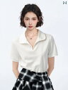 ポロシャツ メンズ レディース 半袖 無地 グリマー ドライポロシャツ アメリカン 白い ストレート ショルダー 半袖 Tシャツ レディース 夏 スリム ショー...