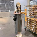 ジャンパースカート レディース 夏 秋 ロング グレーの オーバー オール サスペンダー ドレス スーツ 女性用 夏 韓国 年齢を 感じさせにくい ファッション カジュアル ロング スカート ツーピース スーツ