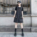 ジャンパースカート レディース 夏 秋 ロング 2025夏の スタイル スタイリッシュな 年齢を 減らす スリム シンプル ゆったり カジュアル ドレス レディース 薄手 デニムオーバーオール スカート