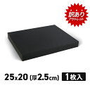 【訳あり】 アウトレット オーディオボード 黒 25×20cm 厚み2.5cm 1枚 ブラック スピーカー台 スピーカースタンド インシュレーター PC..