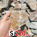 庭石 ロックガーデン 石 割栗石 ワイルドロック S 220kg (22kgx10箱) グレー ブラウン 茶 ガーデニング ガーデンロック クラッシュロック ドライガーデン 栗石 みかも石 おしゃれ ガビオン 石材 庭 花壇ブロック 庭 置くだけ 花壇 庭 雑草対策