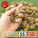 【送料無料】400kg 青砕石 20〜30mm（20kg×20） 砂利 砕石 庭 アプローチ 防犯砂利 おしゃれ ガーデニング