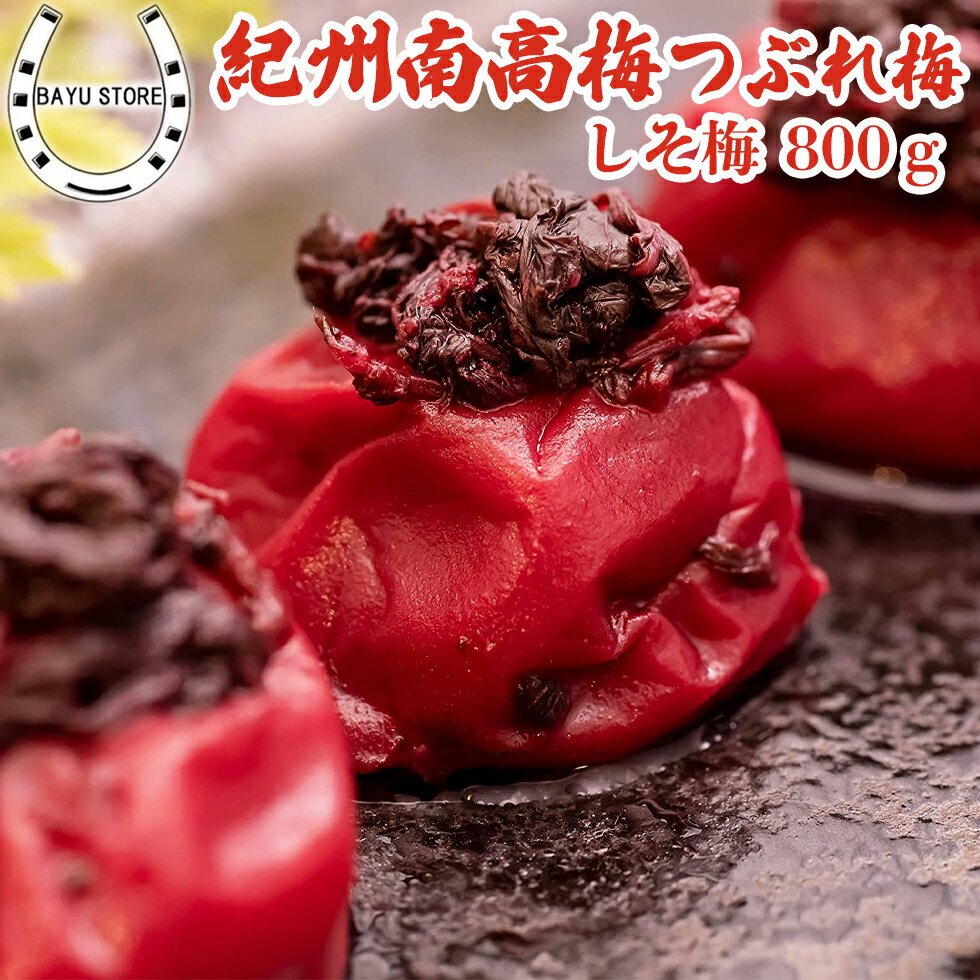 楽天市場】紀 州南高梅 しそ 梅 700g めちゃくちゃ大つぶれ梅 訳
