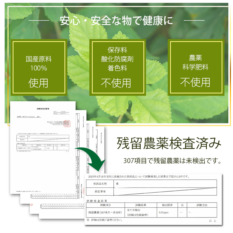 BAYU STOREの桑の葉茶 粉末 青汁 200g (100g×2袋) 国産 100%桑茶パウダー 完全無添加 保存料/合成着色料/酸化防腐剤/農薬/化学調味料 不使用 ダイエット 糖質制限 ロカボ サプリメント ビタミン 鉄分 カルシウム βカロテン ビタミンE デオキシノジリマイシン 送料無料 ネコポス｜アングル2