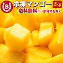 完熟 冷凍マンゴー 2kg (500g×4袋) ベトナム産 マンゴー 冷凍 カット済み 完熟マンゴー 砂糖不使用 濃厚な甘さ ペリカンマンゴー スムージー ヨー...