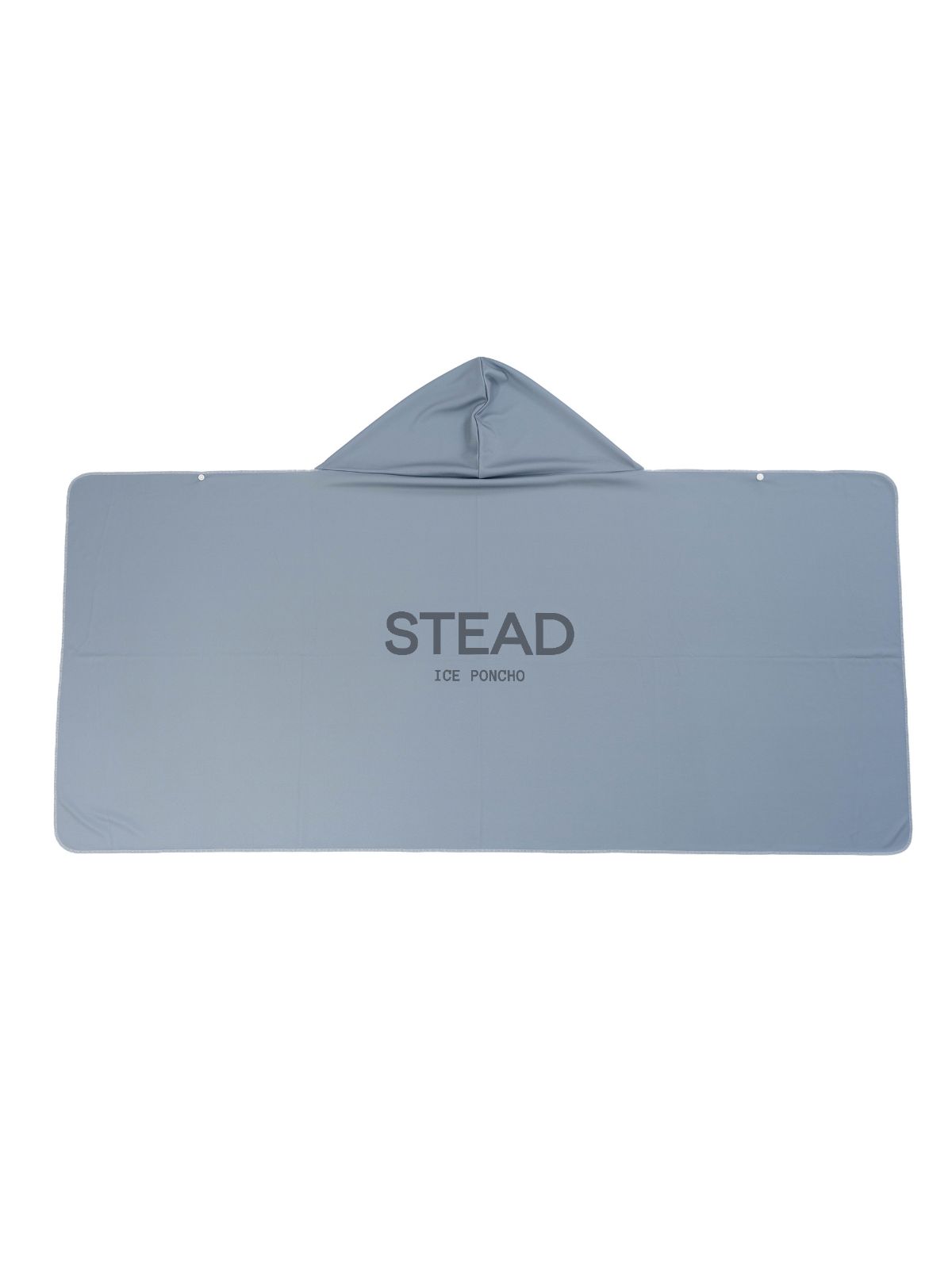 冷感アイスポンチョ（グレー/グレーロゴA）
