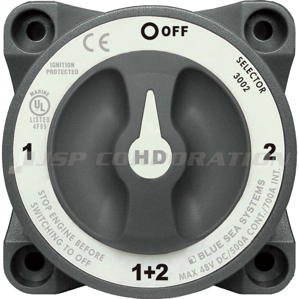 ■最大電圧：DC32V■連続耐電流：500Amp■瞬間耐電流：1750Amp■サイズ：97.8×97.8mm●AFD(オルタネータ、フィールド、ディスコネクト)とはエンジン作動露に誤ってスイッチをOFFにした場合、交流発電機のダイオードを過電流から保護する装置です。