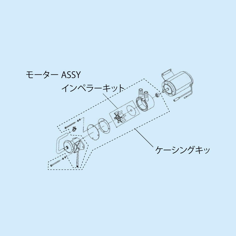 ●工進ビルジポンプの補修用パーツです。