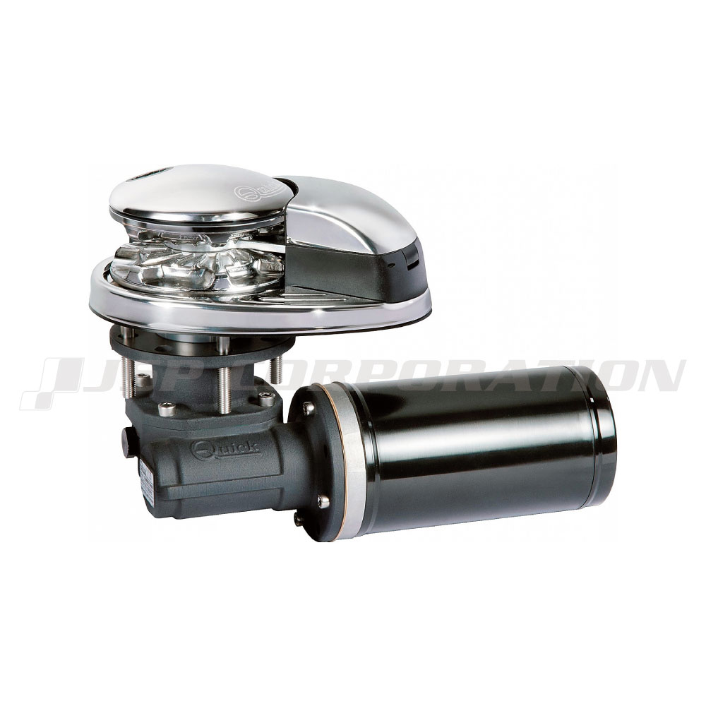 ■モーター出力：500W■電圧 VDC：12V■最大巻上：200kg■常用巻上：65kg■消費電流：80A■最大巻上速度：28.9m/分■常用巻上速度：24.3m/分■自重：9.8kg■適用ボート長：20-30FT●光沢の美しいSUS316 材を使用したウインドラスです。●ジプシー部をウィンチハンドルで緩めると、ジプシー部はフリーとなります。オートフリーフォール機能は備わっていません。●専用8mm-DIN766 チェーン＆1/2 インチ3 打ポリエステルロープを使用してください。●リバーシングソレノイド、ナイロンウインチハンドルが標準装備。　●昇降スイッチはオプションです。●画像は、ドラム無しタイプとなります。