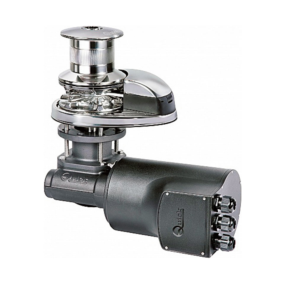 ■モーター出力：700W■電圧 VDC：12V■最大巻上：300kg■常用巻上：100kg■消費電流：95A■最大巻上速度：22.6m/分■常用巻上速度：11.6m/分■自重：16.3kg■適用ボート長：23-33FT●光沢の美しいSUS316 材を使用したウインドラスです。●ジプシー部をウィンチハンドルで緩めると、ジプシー部はフリーとなります。オートフリーフォール機能は備わっていません。●専用8mm-DIN766 チェーン＆1/2 インチ3 打ポリエステルロープを使用してください。●リバーシングソレノイド、ナイロンウインチハンドルが標準装備。　●昇降スイッチはオプションです。●画像は、ドラム無しタイプとなります。