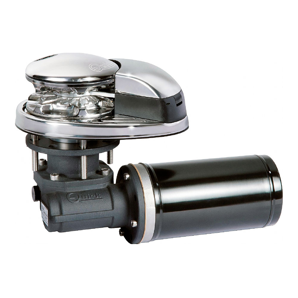 ■モーター出力：1000W■電圧 VDC：24V■最大巻上：480kg■常用巻上：160kg■消費電流：75A■最大巻上速度：30.1m/分■常用巻上速度：19.1m/分■自重：16.7kg■適用ボート長：33-43FT●光沢の美しいSUS316 材を使用したウインドラスです。●ジプシー部をウィンチハンドルで緩めると、ジプシー部はフリーとなります。オートフリーフォール機能は備わっていません。●専用8mm-DIN766 チェーン＆1/2 インチ3 打ポリエステルロープを使用してください。●リバーシングソレノイド、ナイロンウインチハンドルが標準装備。　●昇降スイッチはオプションです。●画像は、ドラム付きタイプとなります。