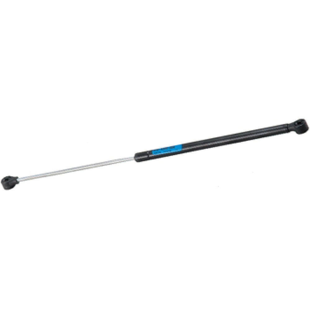 ■伸縮時：24cm■伸張時：38cm■圧縮荷重：27kg■ボディ：φ15mm■シャフト：φ6mm●跳ね上げ式の重い扉や、ボートのエンジンハッチなどに取り付ければ、開閉の補助をするエアーダンパーです。